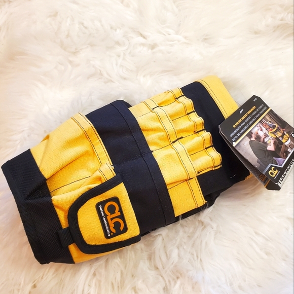 CLC (Custom LeatherCraft) 61 Pocket In-and-Out Bucket Organizer - black & gold - Picture 8 of 11